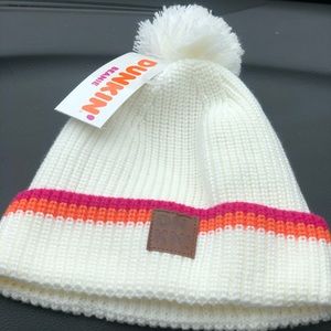Cute Dunkin beanie, new with tags! 🤗🥰
